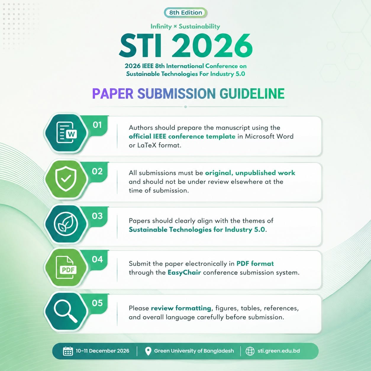 Paper Submission Guidelines | STI 2026