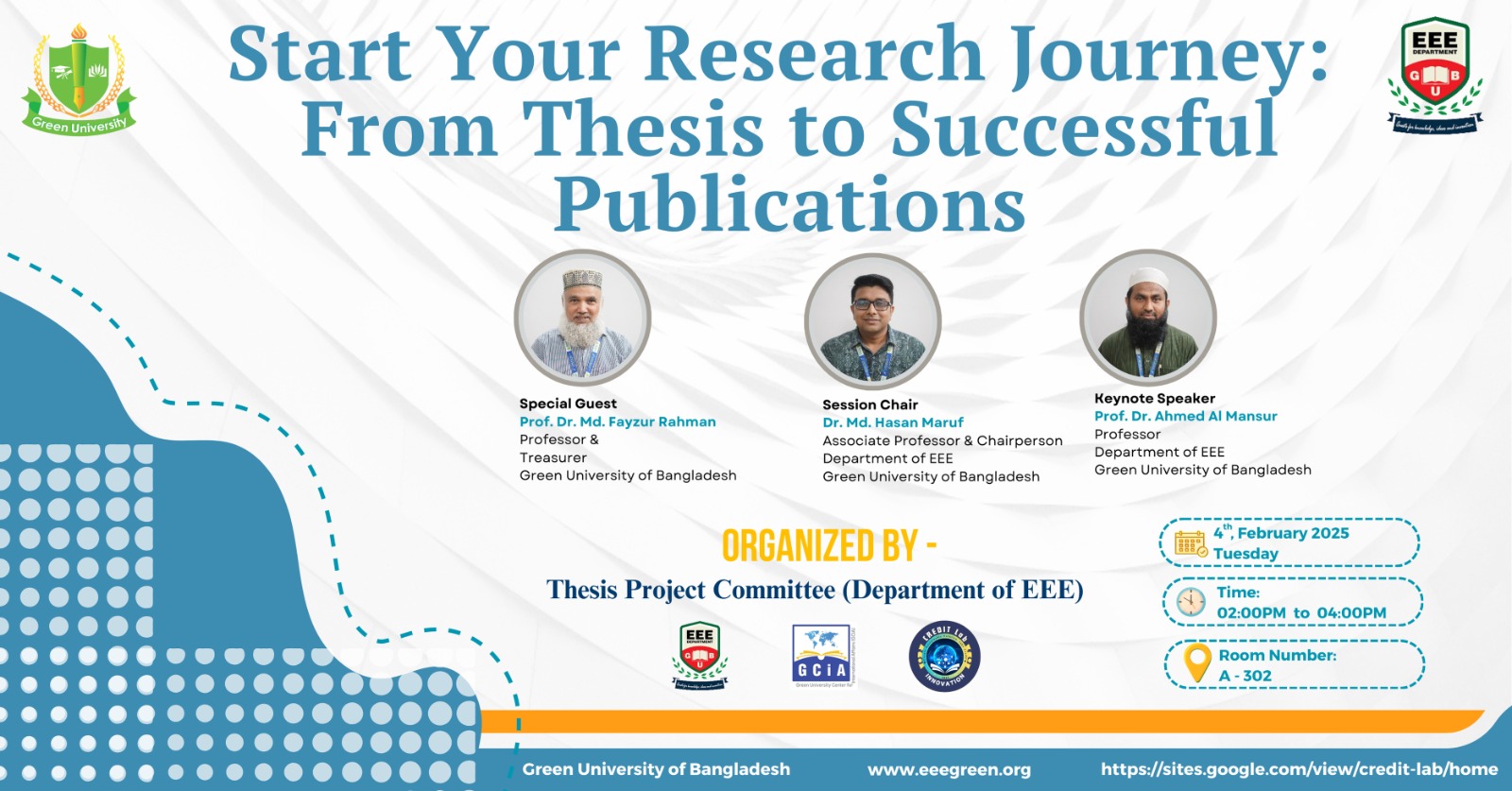 Seminar on "Start Your Research Journey: From Thesis to Successful Publications"