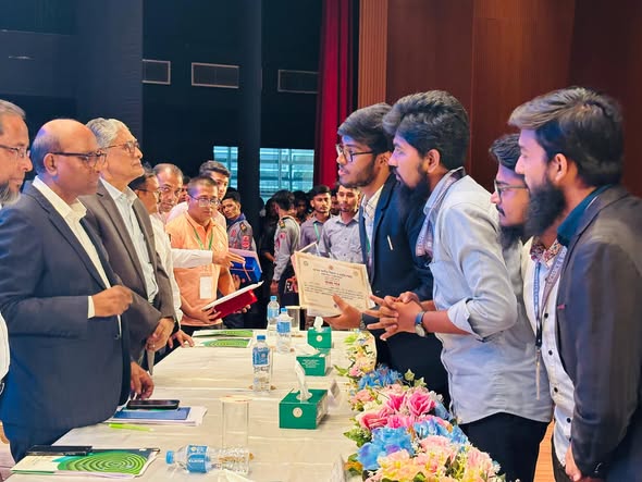 EEE Students of Green University Win First Place at the 45th National Science and Technology Fair