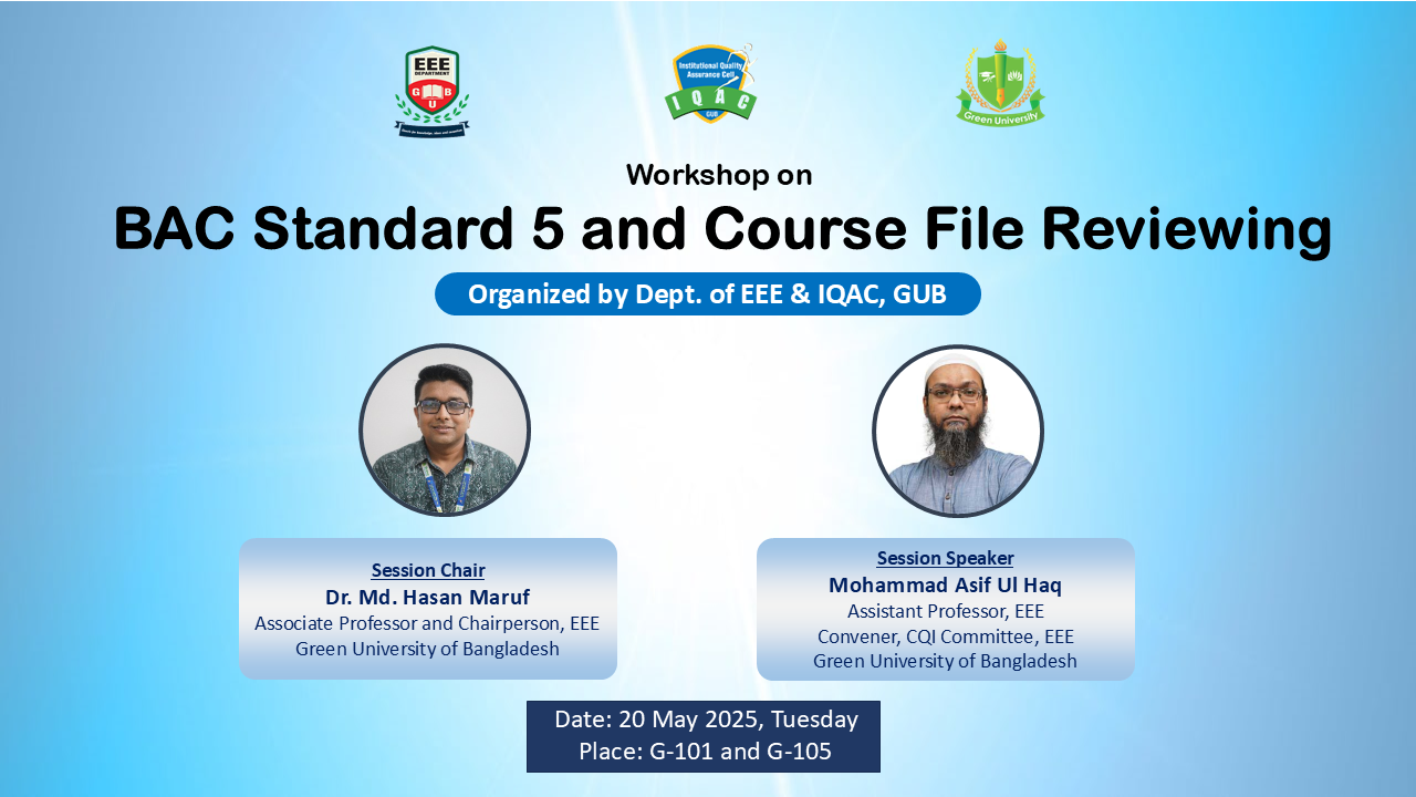 Event Image for Workshop entitled "Research Data, Course File and Stakeholders' Survey"