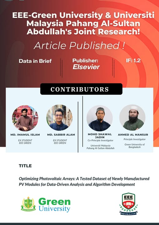 EEE–Green University Secures International Research Collaboration with Universiti Malaysia Pahang