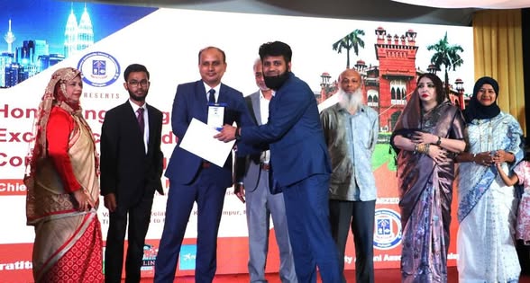 GUB EEE Student Md. Imamul Islam Honored as Excellence Bangladeshi Student in Malaysia 2024