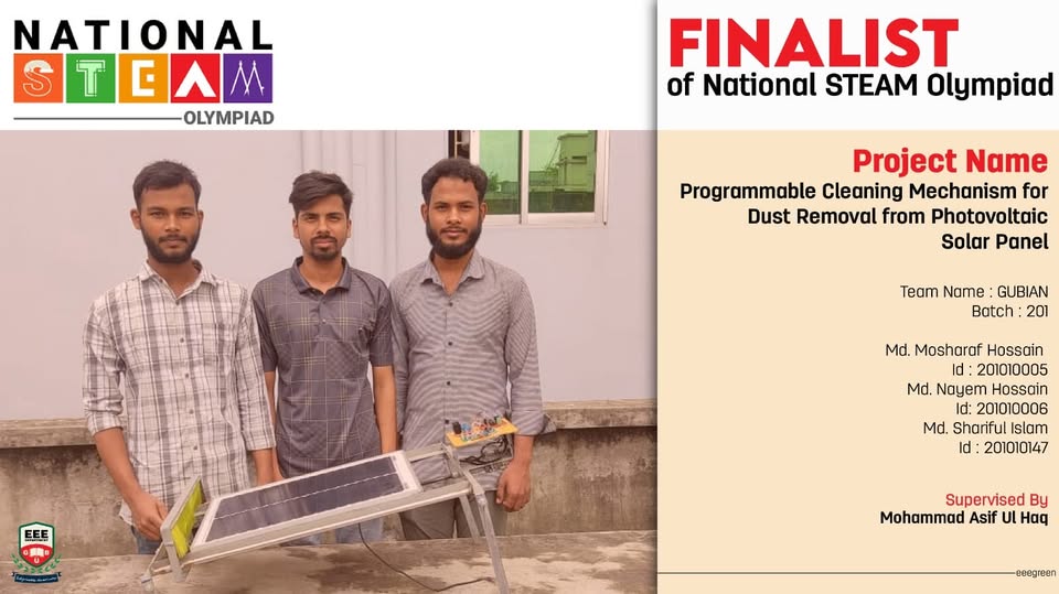 Team GUBIAN Reaches Finals of the National STEAM Olympiad Grand Finale