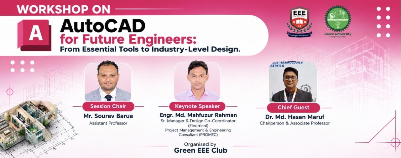 Workshop on “AutoCAD for Future Engineers: From Essential Tools to Industry-Level Design”