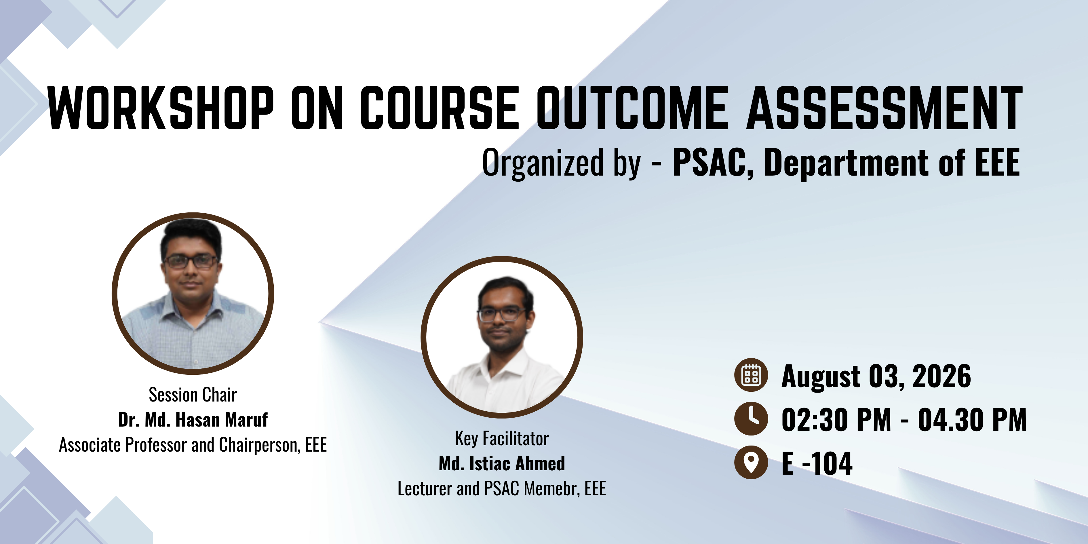 Workshop on Course Outcome Assessment