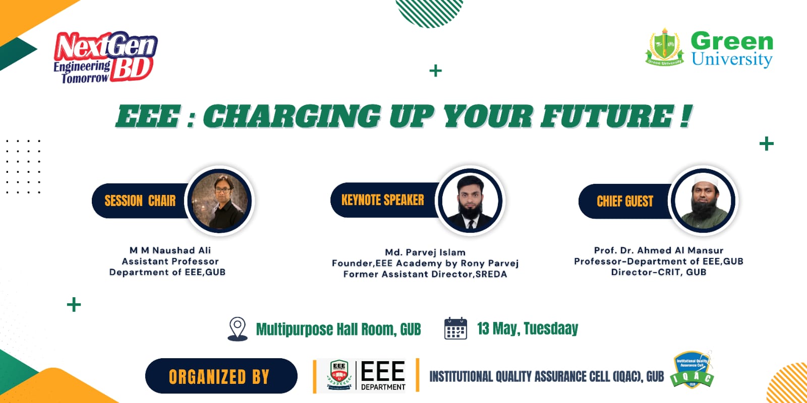 Career-Oriented Seminar titled “EEE: Charging Up Your Future”