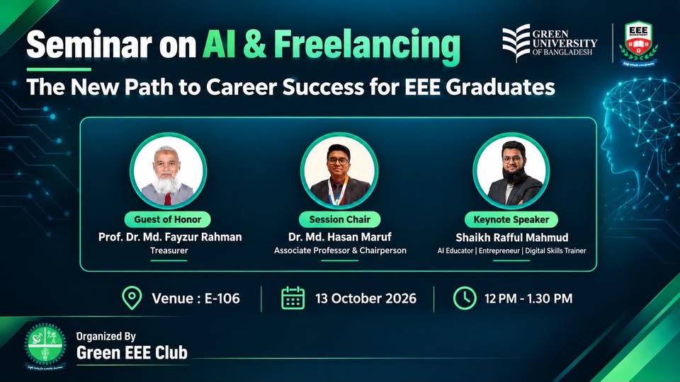 Seminar on AI & Freelancing: The New Path to Career Success for EEE Graduates