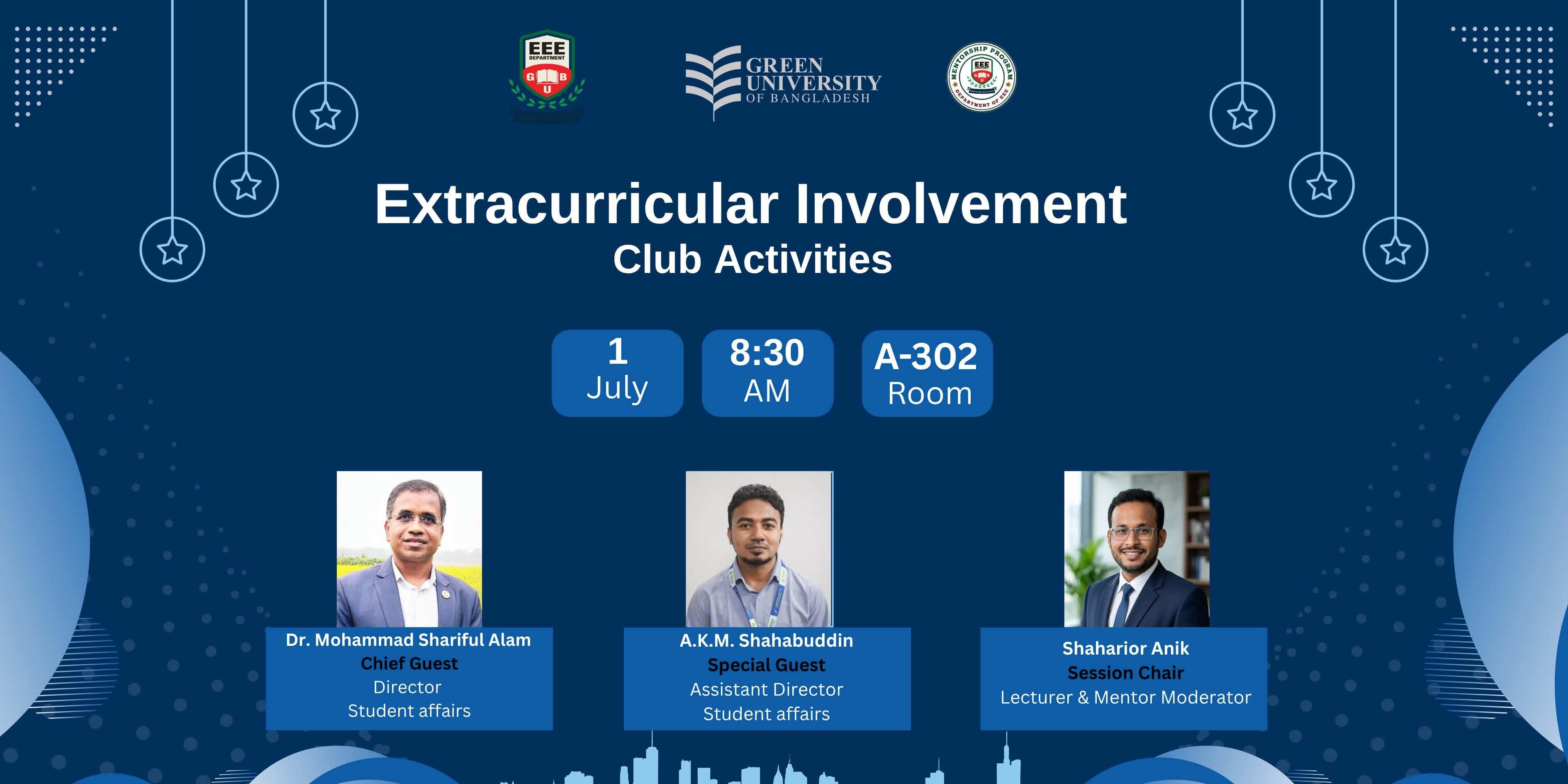 Mentorship Session: Extracurricular Involvement – Club Activities