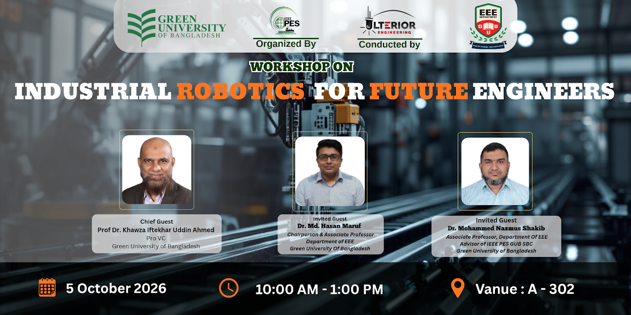 Workshop on “Industrial Robotics for Future Engineers: From Academic Concepts to Global Industry Careers”